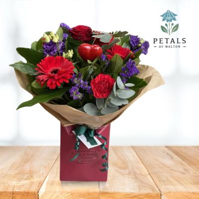 Red and Purple lovely Bouquet 